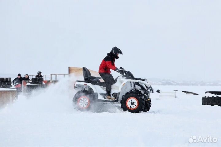 Квадроцикл Sharmax Force Challenger 800 серый (LT)