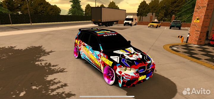 Машины в кар паркинг