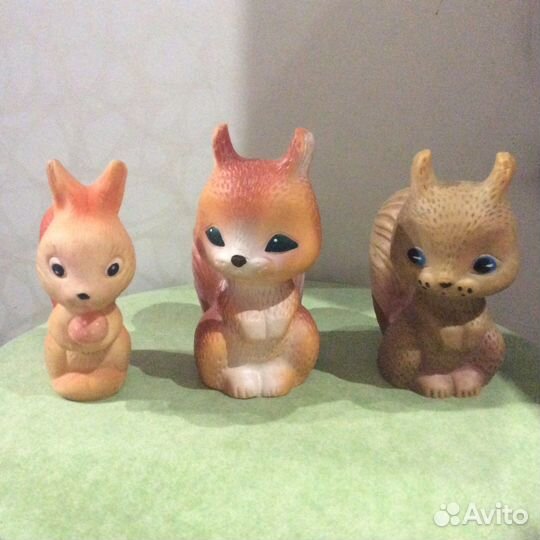 Резиновые игрушки 15 шт СССР