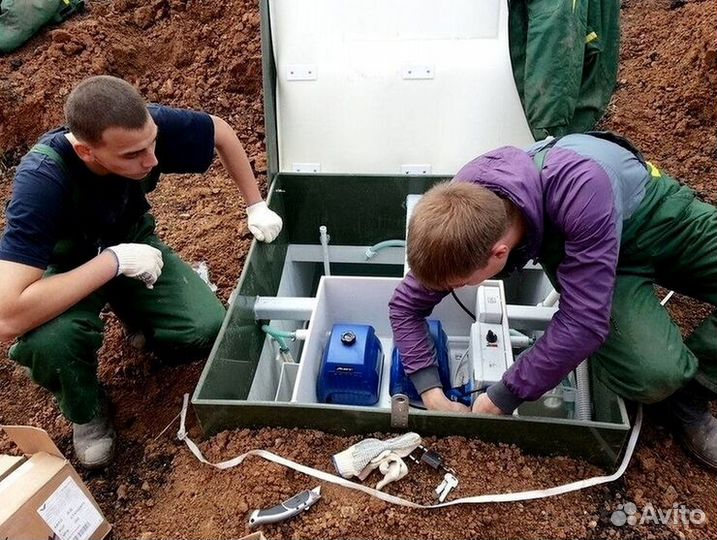 Септик под ключ без откачки - канализация