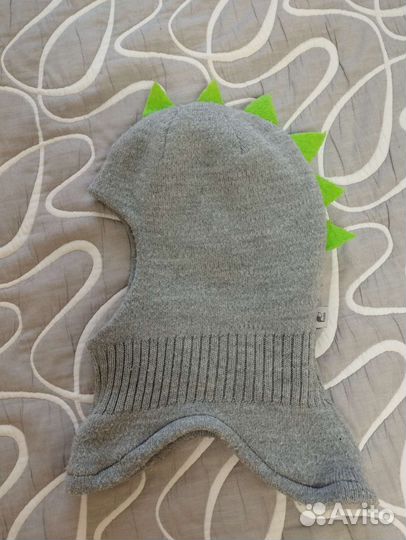 Шапка шлем для мальчика 52 54