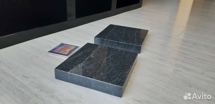 Гранит Чёрный для акустических систем подставки