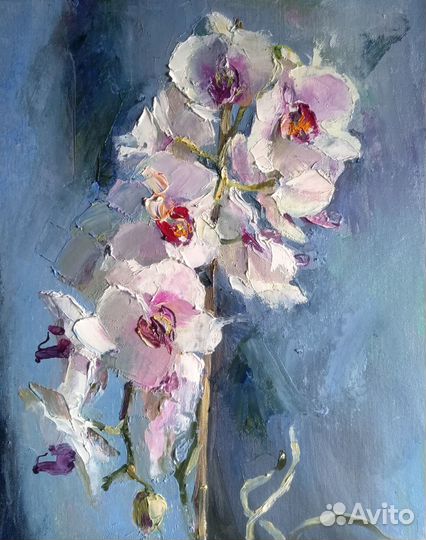Картина маслом на холсте цветы