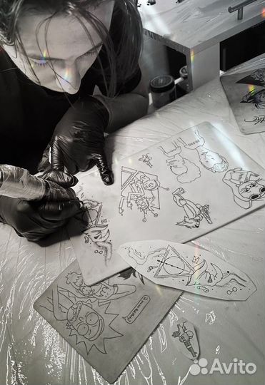 Модель на тату