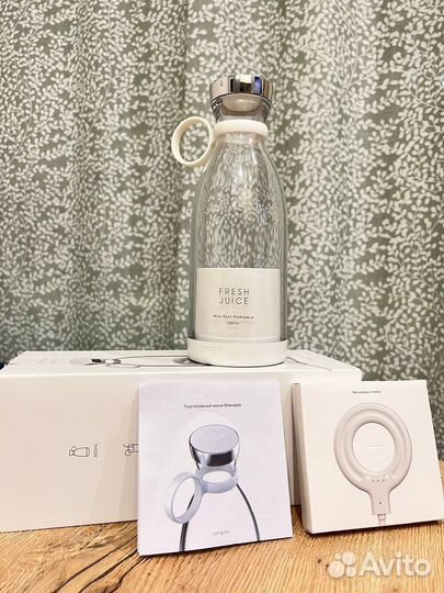 Блендер xiaomi беспроводной новый 380 мл оригинал