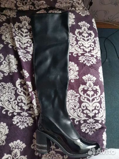 Сапоги ботфорты