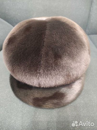Мужская меховая кепка нерпа