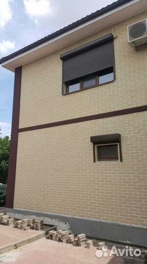 Кирпич облицовочный на сетке