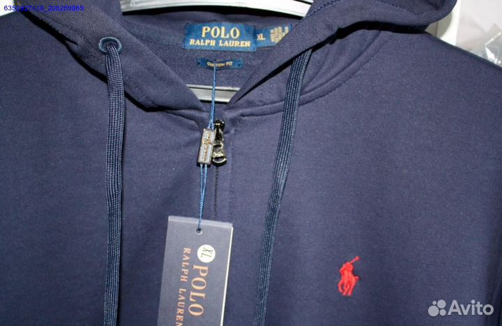 Polo Ralph Lauren зип худи хлопок (Арт.45516)