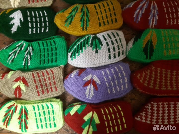 Теплые следки ручной работы