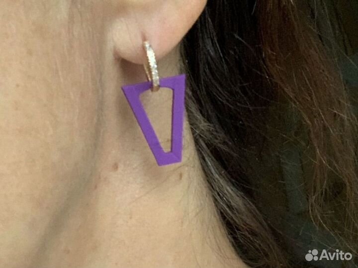 Сережки Swarovski, Silvian Heach,оригиналы