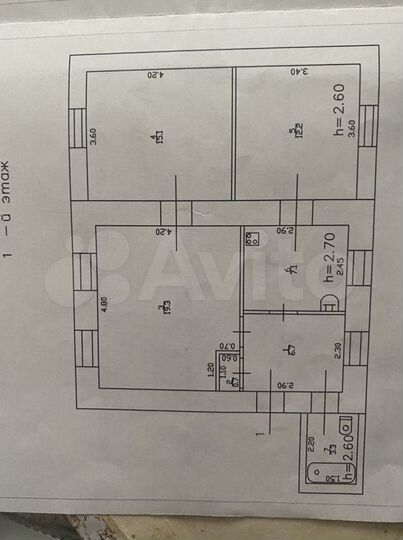 Дом 64,4 м² на участке 5 сот.