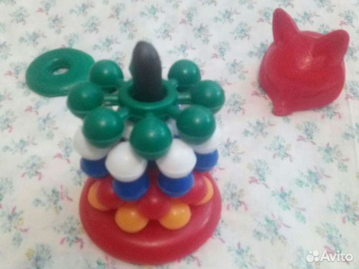 Игрушка Пирамидка Лиса СССР