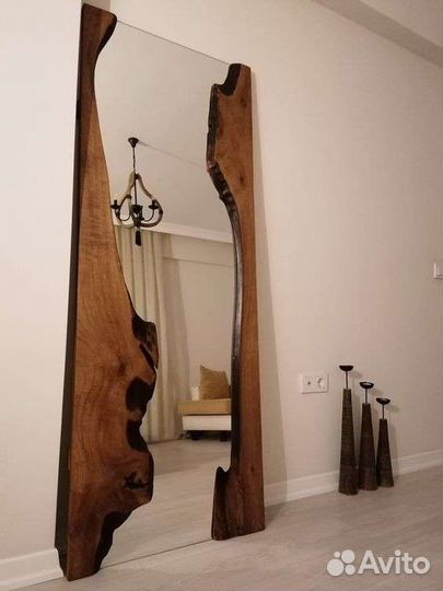 Зеркало с Деревянной оправой