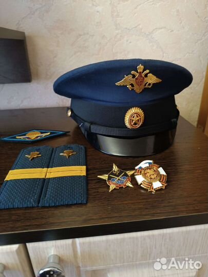 Фуражка офисная синяя