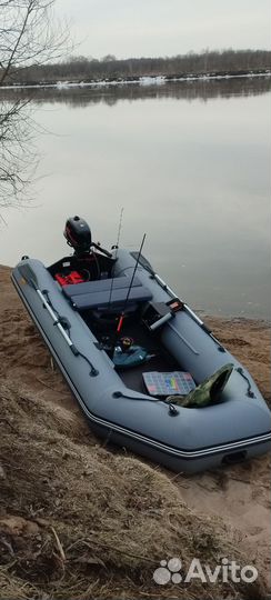 Лодка пвх Марлин с мотором HDX 5,8 бу