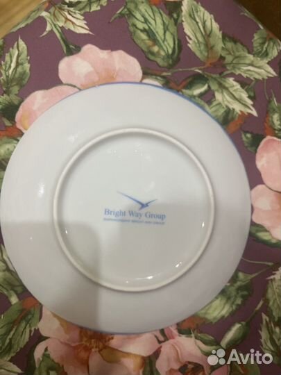 Настенная тарелка декоративная росписная