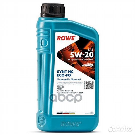 Масло Rowe 5/20 Hightec Synt HC ECO-FO