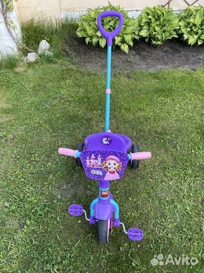 Велосипед трехколесный с багажником