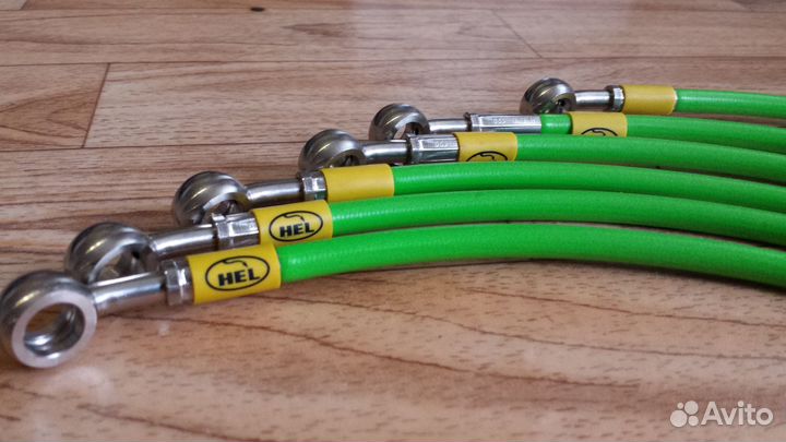 Армированные тормозные шланги HEL на мототехнику