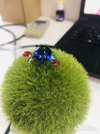 Стеклянные фигурки животных