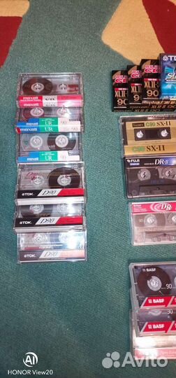 Аудиокассеты maxell, TDK, sony, basf