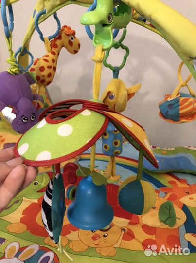 Развивающий коврик + игрушки