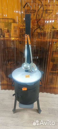 Печь с трубой под Казан 10л