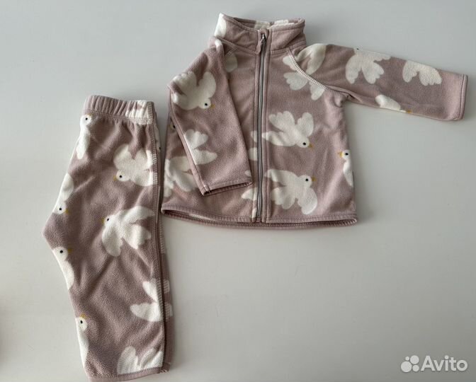 Флис для девочки hm 68-74