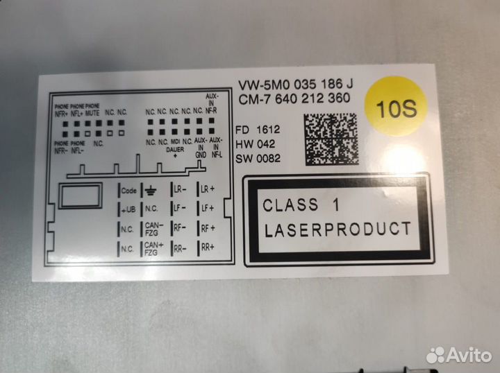 Магнитола volkswagen T5