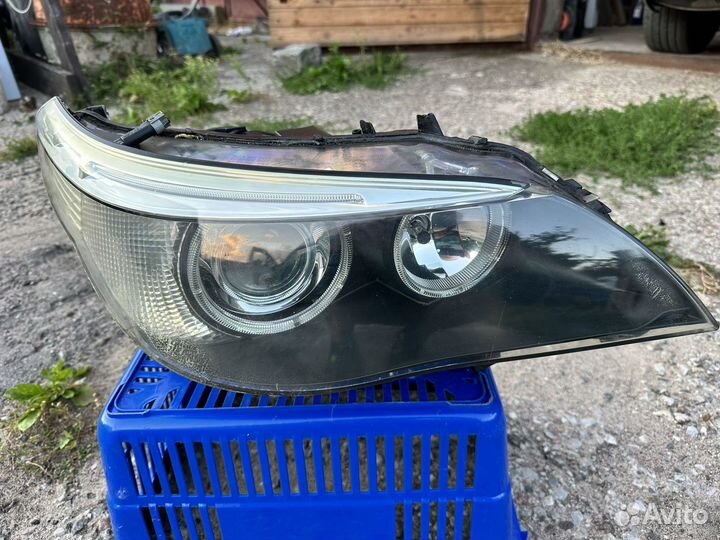 Фары на BMW e60 дорест