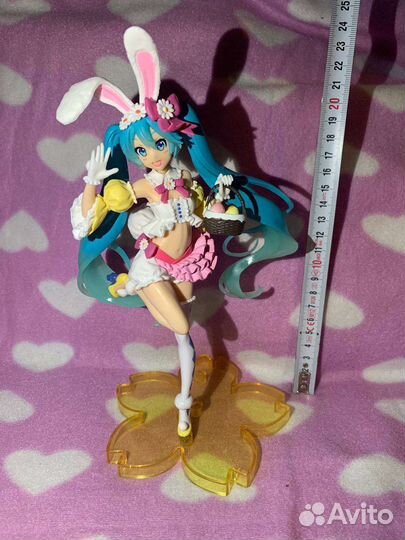 Хатсуне мику пасхальный кролик аниме фигурка