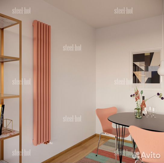 Вертикальный дизайн радиатор Steel V от производит