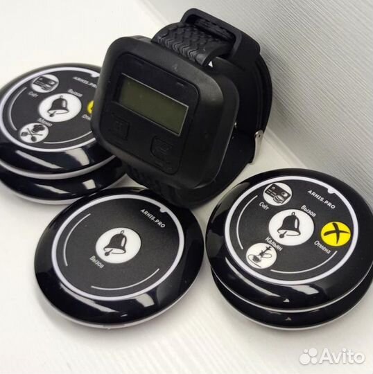 Кнопка вызова мед персонала, врача и часы пейджер