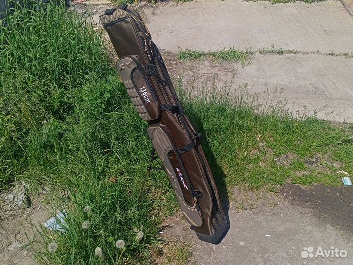 Чехол для удилищ с подставкой 135см