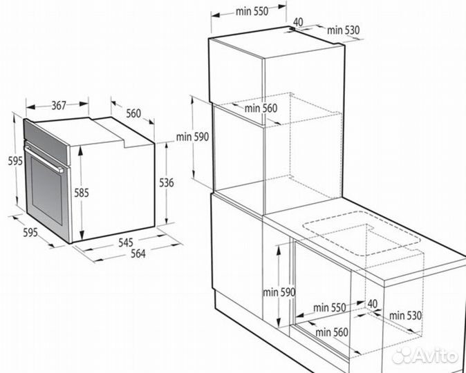 Духовой шкаф эл. gorenje BSA6737oraw