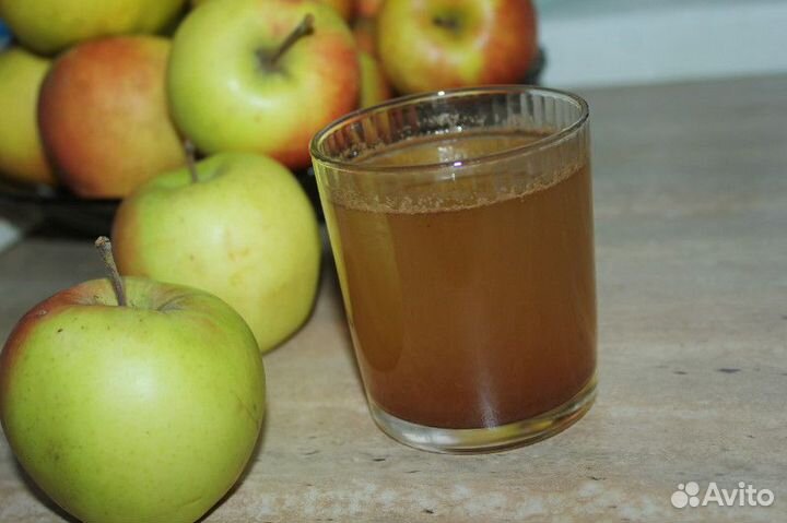 Домашний яблочный сок прямого отжима (5 литров)