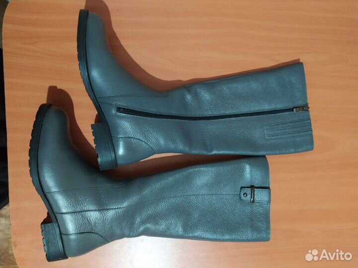 Сапоги зимние серые