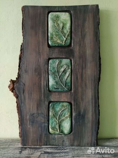Картина, панно из дерева