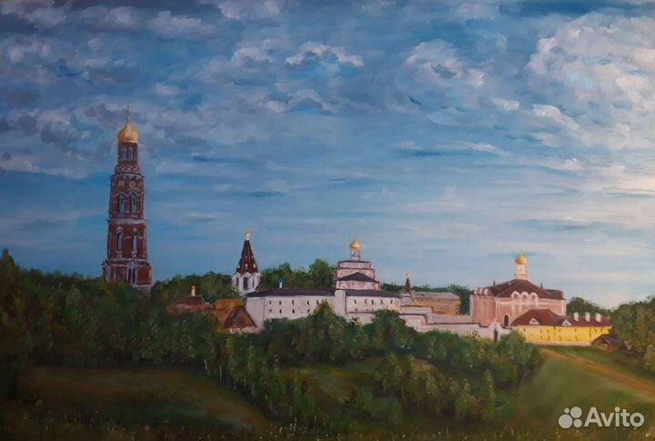 Картина маслом Иоанна Богословский монастырь
