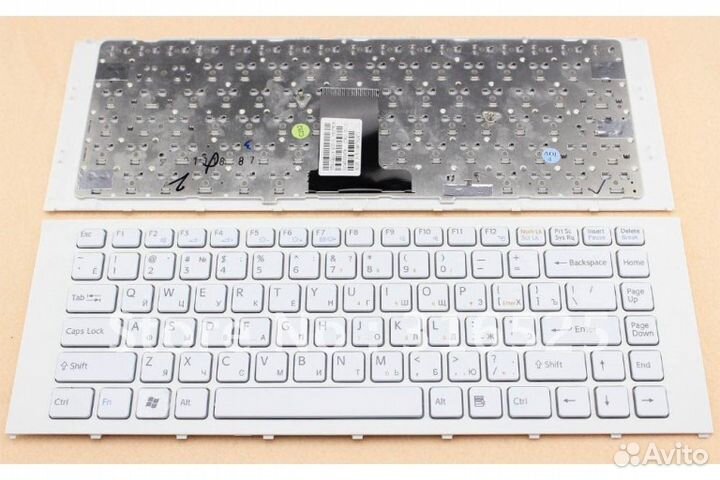 Клавиатура Sony Vaio VPC-EG VPC-EK белая