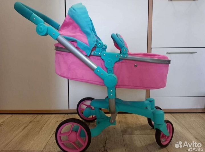 Коляска для кукол demi star 2 в 1