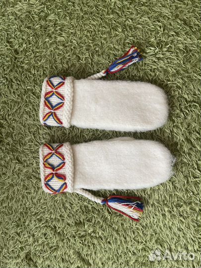 Варежки из Норвегии натуральная шерсть