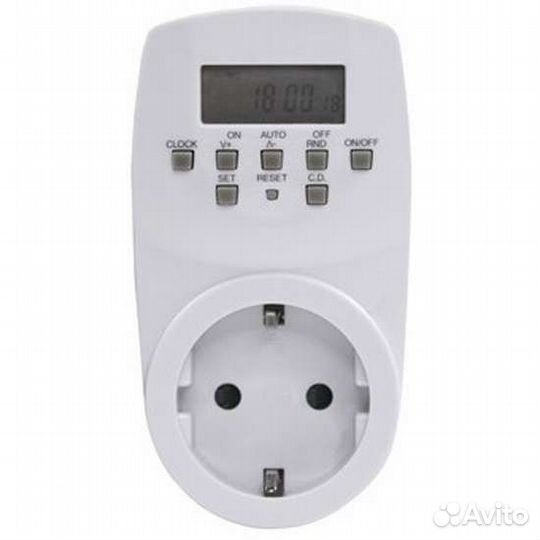 Розетка с электронным таймером
