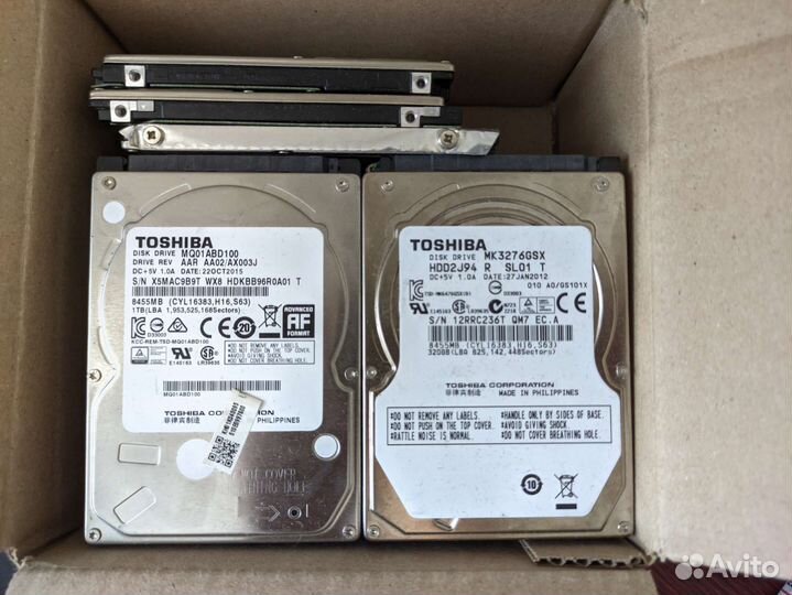 Жесткие диски для ноутбука 2,5