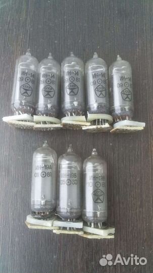 Радиолампы индикаторные ин-14, ин-19