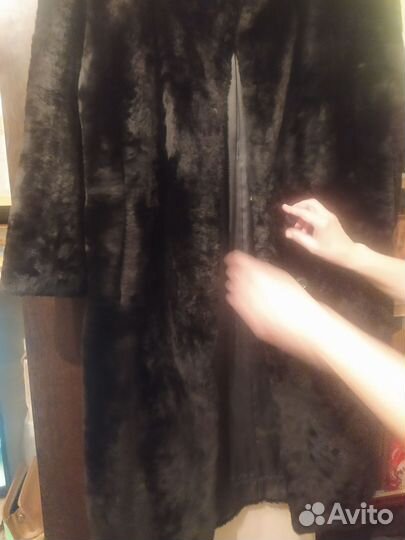 Шуба мутоновая размер 48новая
