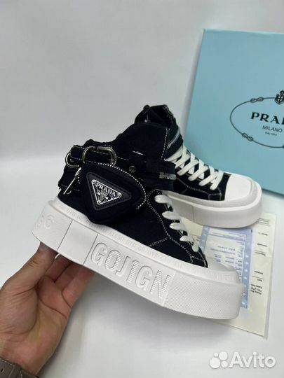 Женские кеды prada