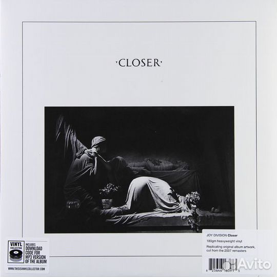 Виниловая пластинка JOY division - closer (180 GR)