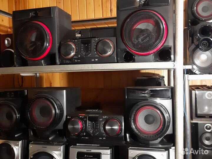 Музыкальные колонки LG,sony,panasonic
